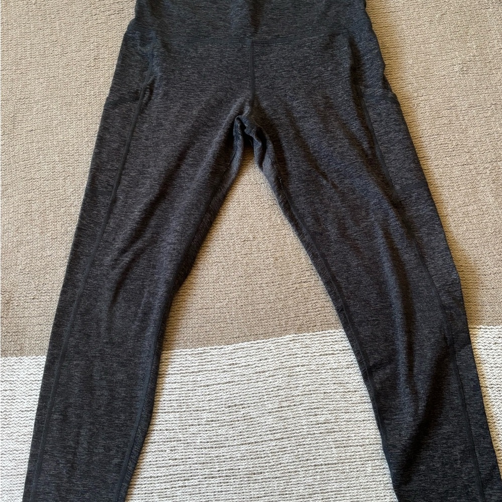 aerie Charcoal High-Rise Performance Leggings 7/8 The Hugger